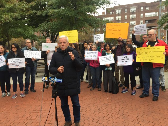 Council Member Jimmy Van Bramer made serious allegations. Photo: Gersh Kuntzman