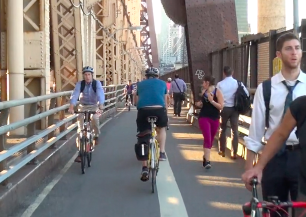 Cycling on East River Bridges Still Booming Higher Ridership