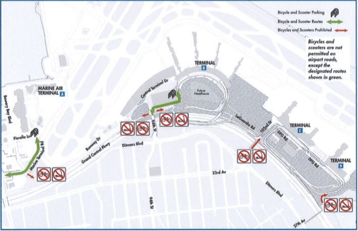 new laguardia bike map