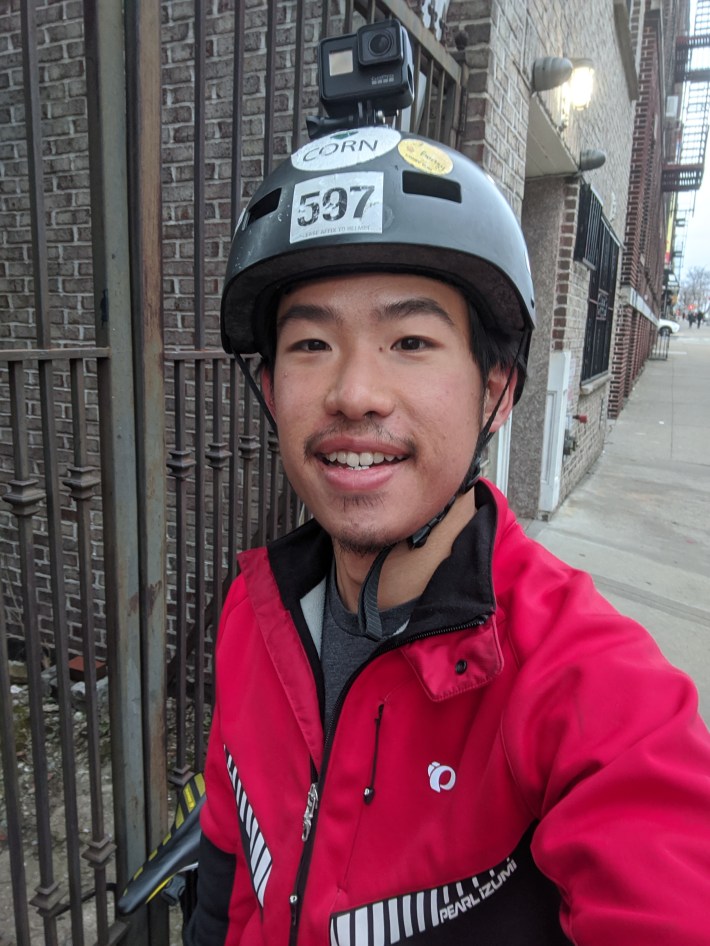 Bike volunteer Gordon Zheng. Photo courtesy Gordon Zheng
