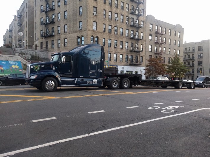 This is what Bronx cyclists have to deal with even more than cyclists in other areas. Photo: John Halpin