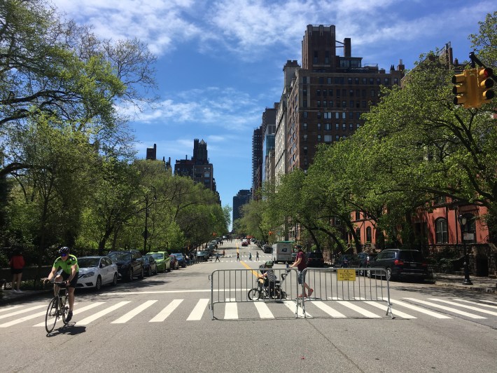 East End Avenue on Saturday, May 2, 2020. Photo: Luke Szabados