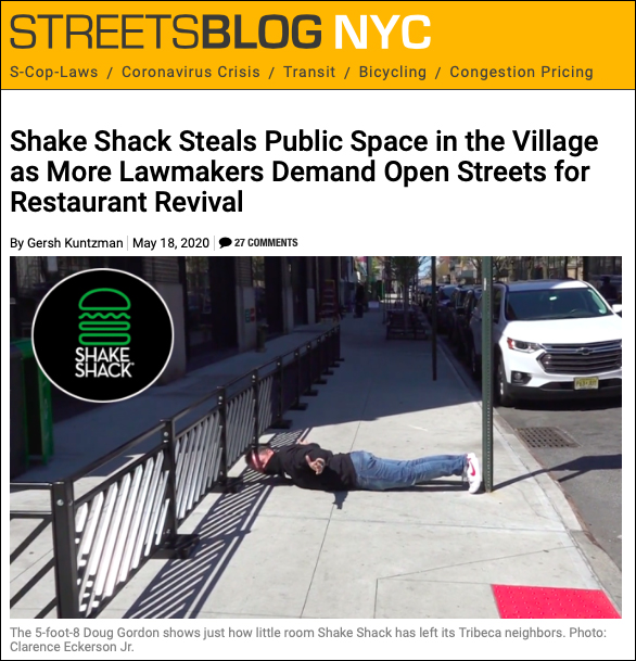 how streetsblog covered the take shack story