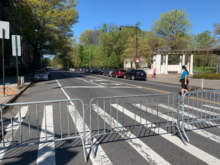 Here's Parkside Avenue near Ocean Avenue. Photo: Gersh Kuntzman