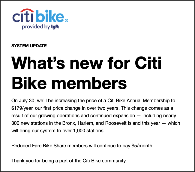 citi bike breaks the news