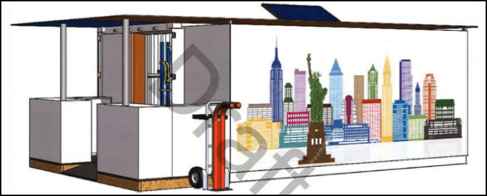 CANCELED: DOT's preliminary design for the new bike parking structures. Image: DOT