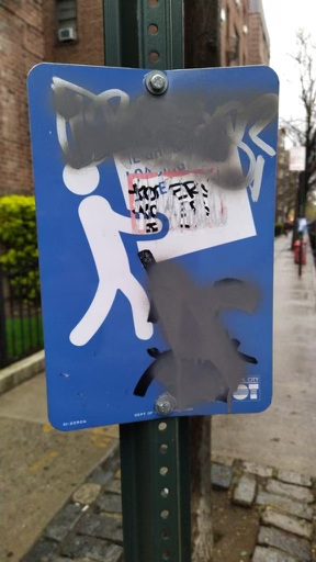 Over the weekend in Jackson Heights, someone vandalized one of the city's residential loading zone signs. The program has frequently drawn the ire of drivers.