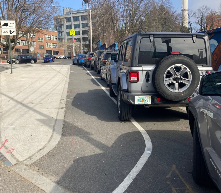 By the way, this is a bike lane. Photo: Mars van Grunsven