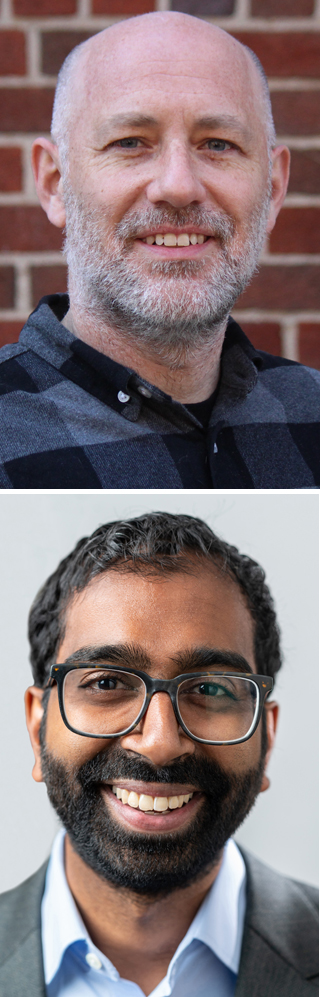 Donovan Finn (top) and Shekar Krishnan