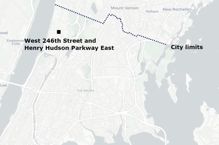 Velma Mitchell was hit by an Uber driver just inside The Bronx border with Westchester. That tiny distance cost her a great deal.