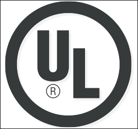 The Underwriter Laboratories symbol of quality.