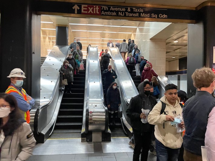 The current catcomb-esque Penn Station. Photo: Dave Colon