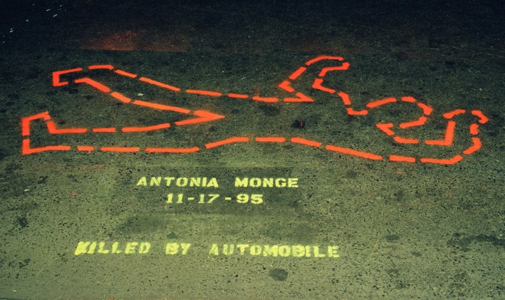 Memorial for Antonia Monge. Photo: Peter Meitzler