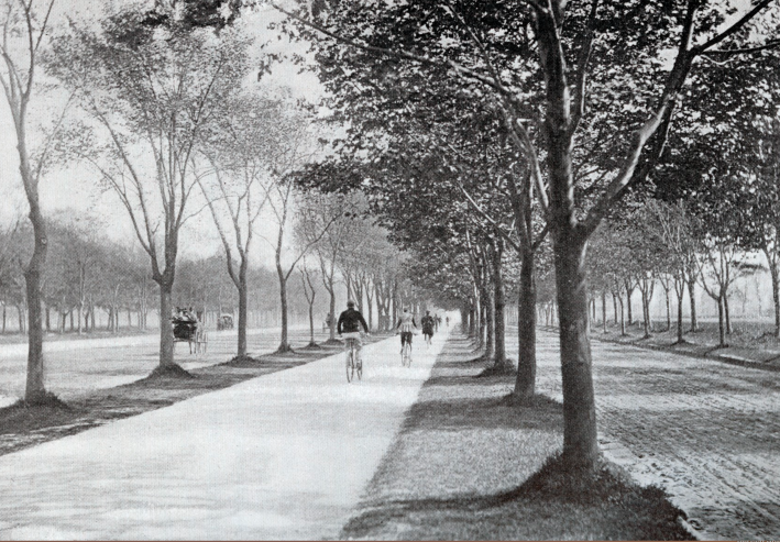 The Coney Island cycle path in the 1890s. Photo: Courtesy Evan Friss