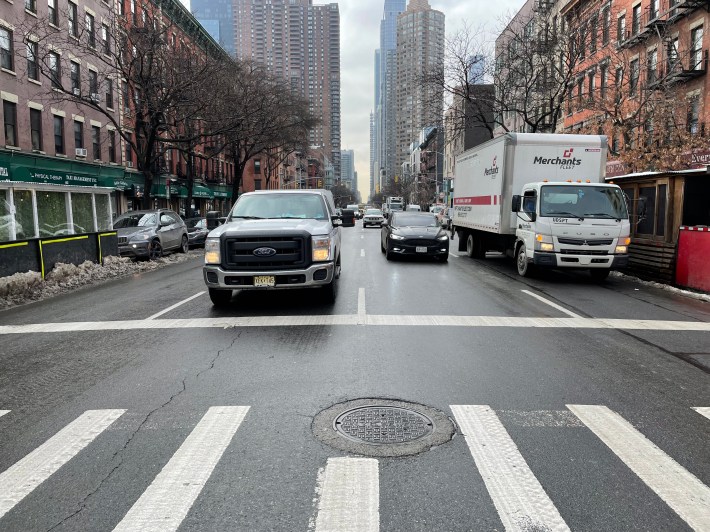 Looking down the barrel of Tenth Avenue. Photo: Dave Colon