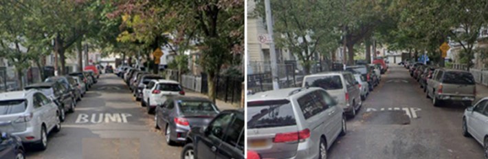 Before (October, 2019) and after (October, 2021). Photos: Google (Note, lighter patch in photo on the left is due to covering over Google's street name labeling.)