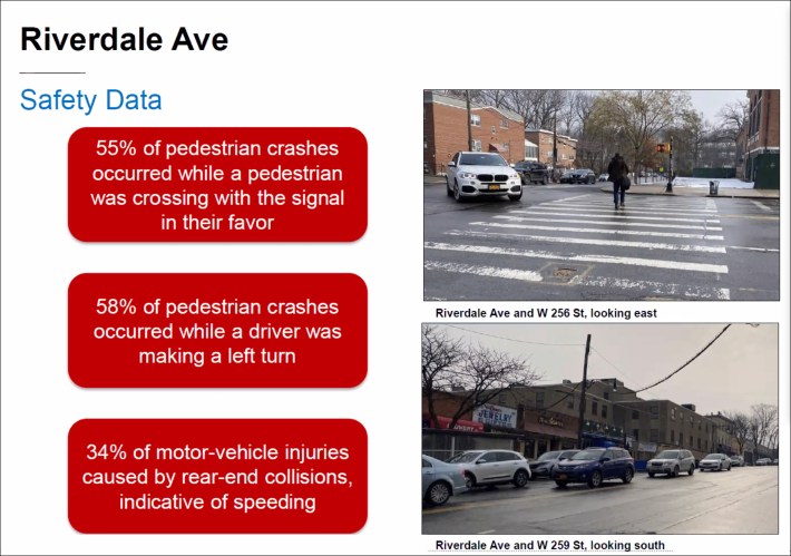 Another slide from the DOT's presentation shows safety problems. Image: DOT