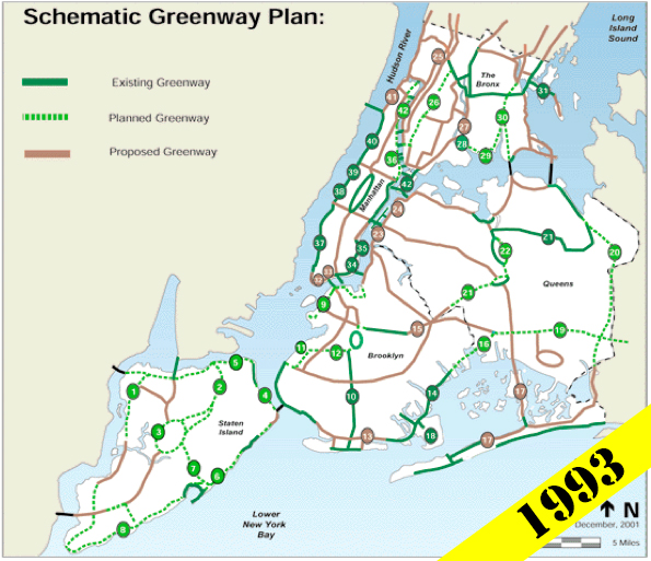 The 1993 greenway plan.