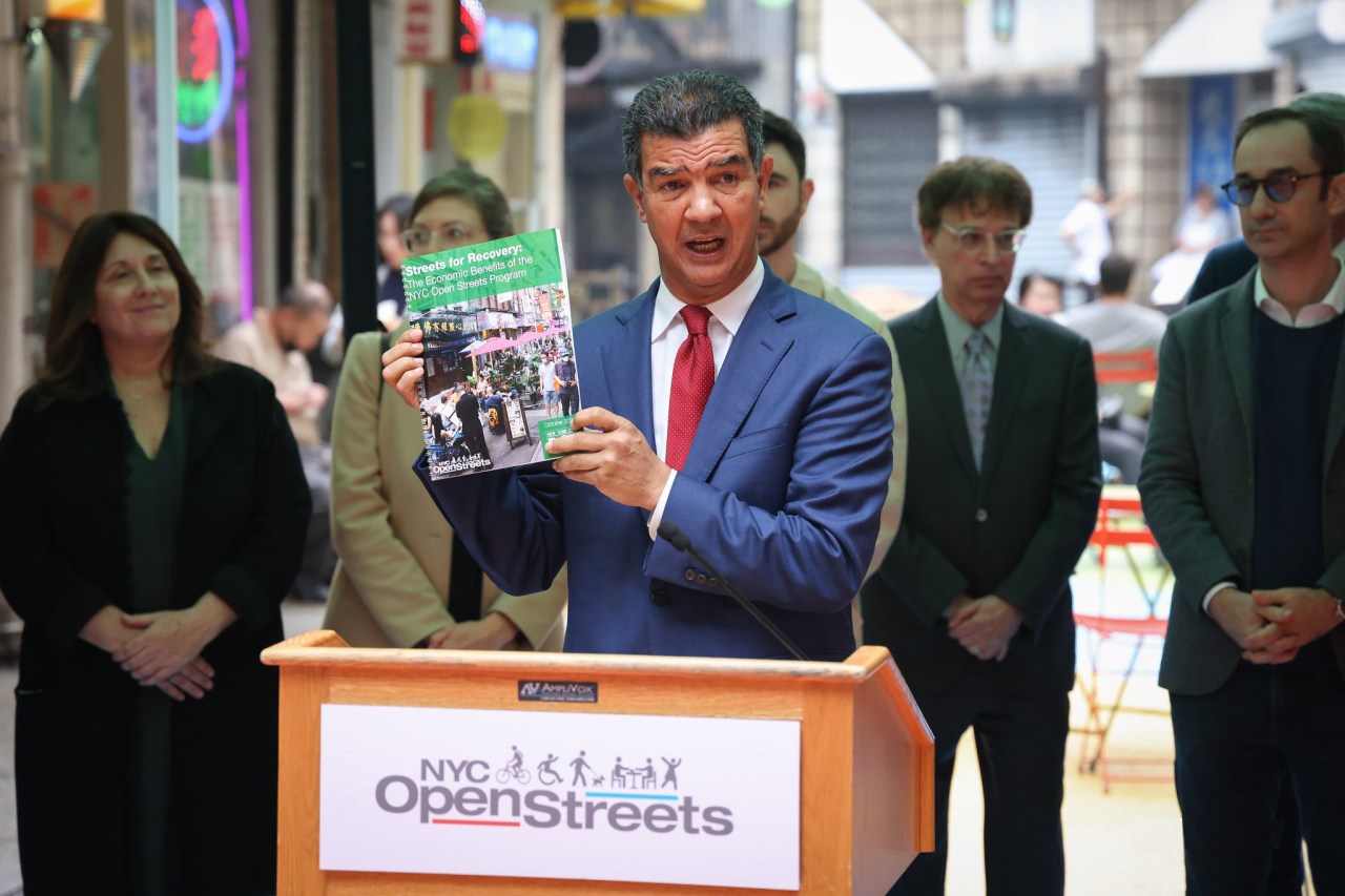 DOT Commissioner Ydanis Rodriguez obviously believes the open restaurant program should remain inside his agency. Photo: DOT