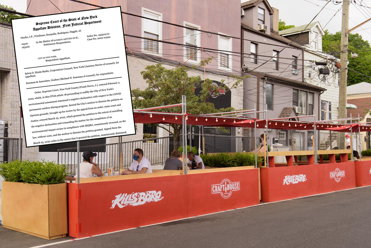 Open Restaurants Program Survives Legal Hurdle For Now