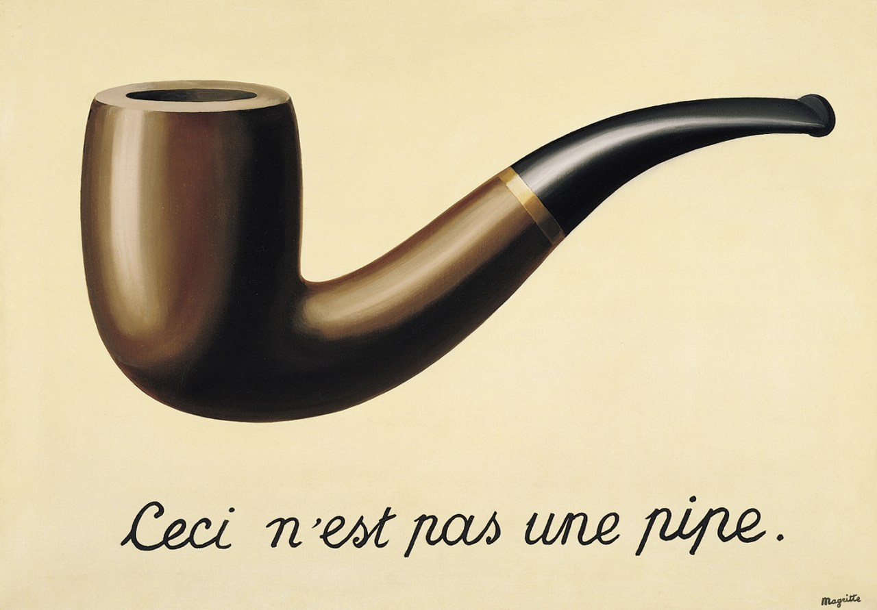 The original. Art: Rene Magritte