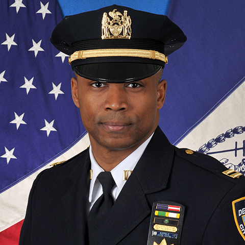 The commanding officer of the 78th Precinct, Captain Frantz Souffrant. Photo: NYPD
