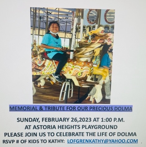 On Sunday, kids will gather to remember their friend, Dolma Naadhun.