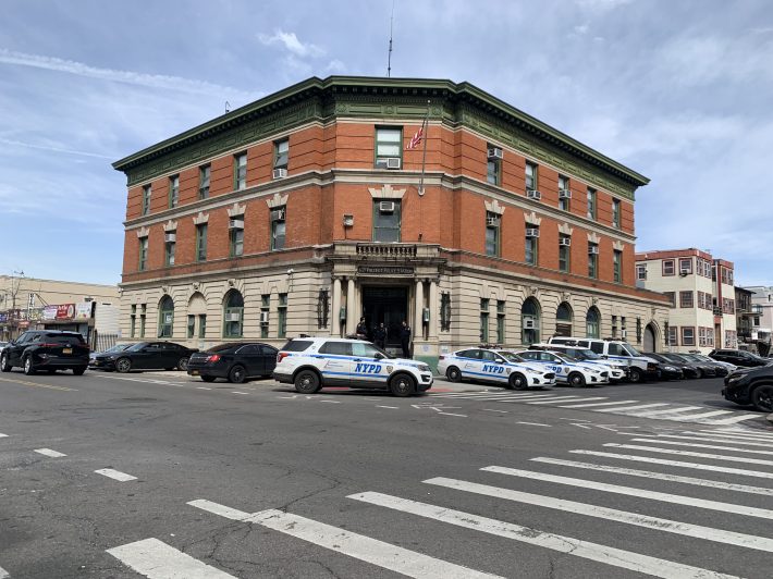 The 62nd Precinct station house is on Bath Avenue at Bay 22nd Street. Photo: Gersh Kuntzman