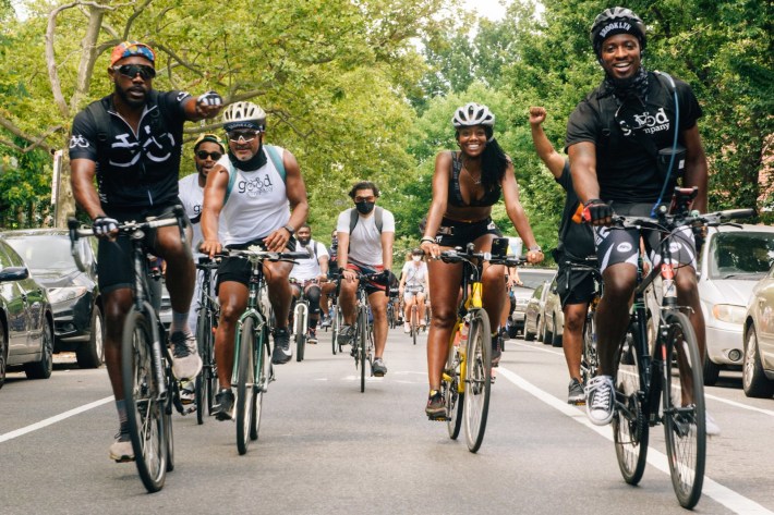 Sometimes strength in numbers is the only way to safely bike in this city. Photo: Good Co. Bike Club