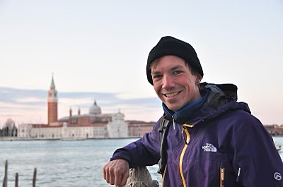 Adam Uster on a trip to Venice in 2012. Photo: Uster family
