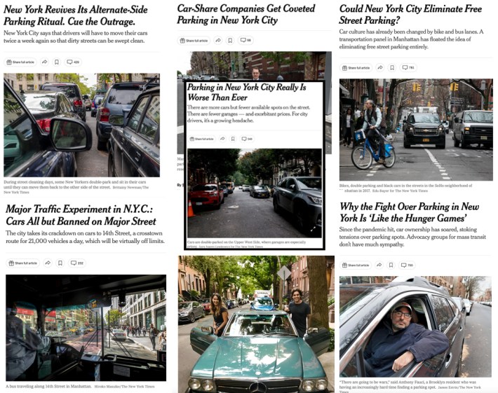Parking in New York City Really Is Worse Than Ever - The New York Times