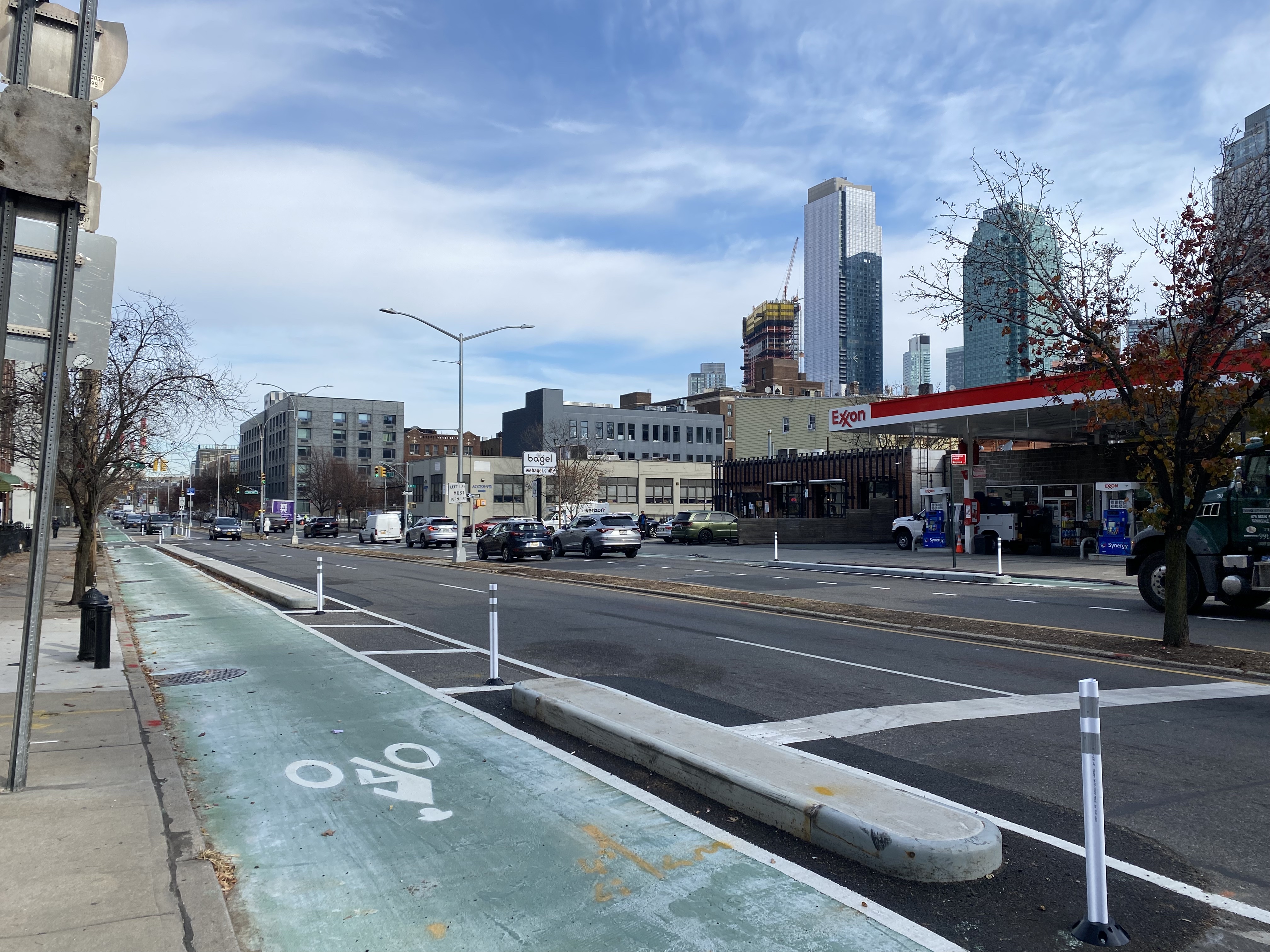 Eyes on the Street Long Island City Bike Lanes Are a Good Start