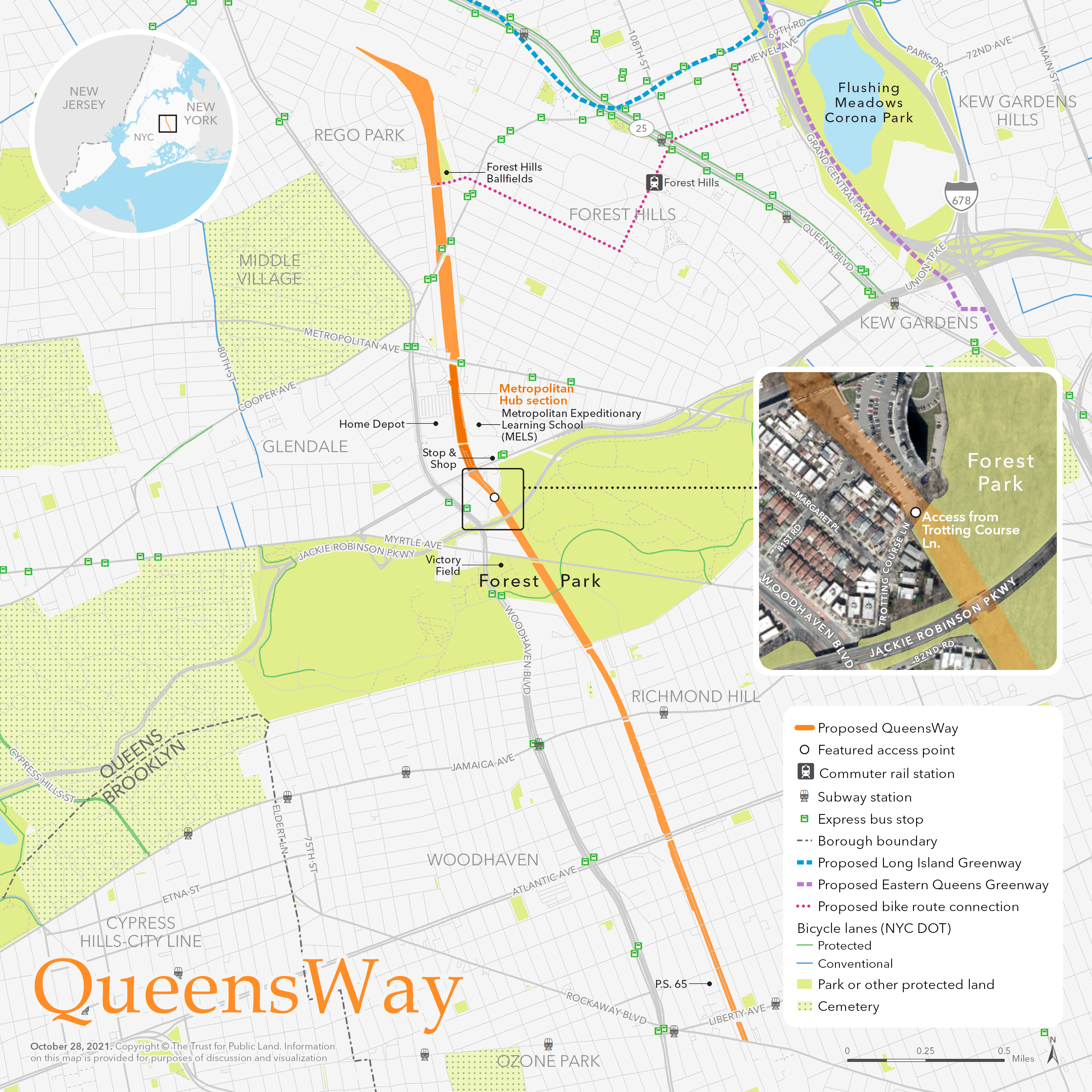 New Fed Grant For Queens Park Project Pushes Rail Proposal To The Brink   The Queensway Map 