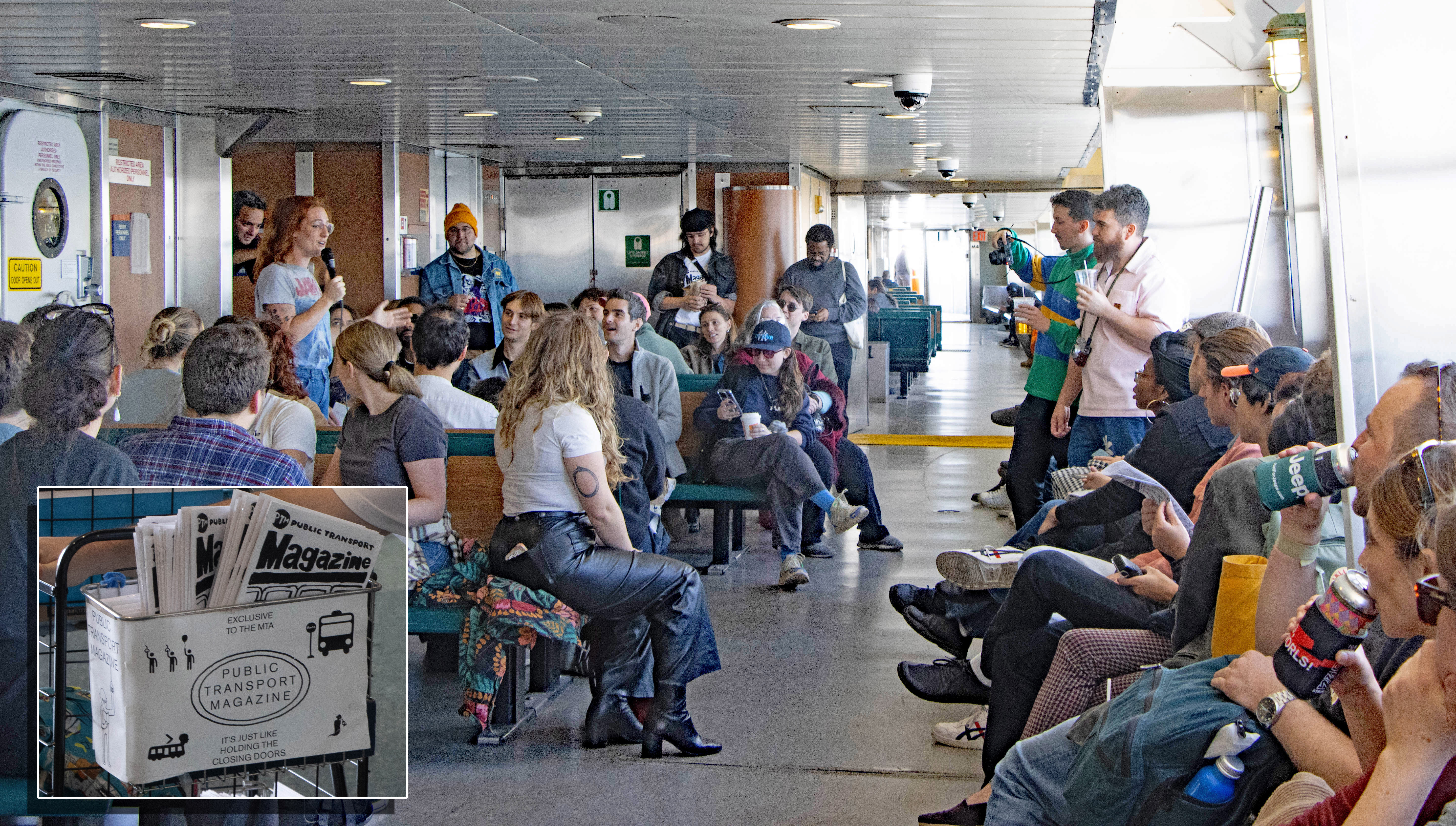 On Saturday, The Place to Make a New Friend Was The Staten Island Ferry