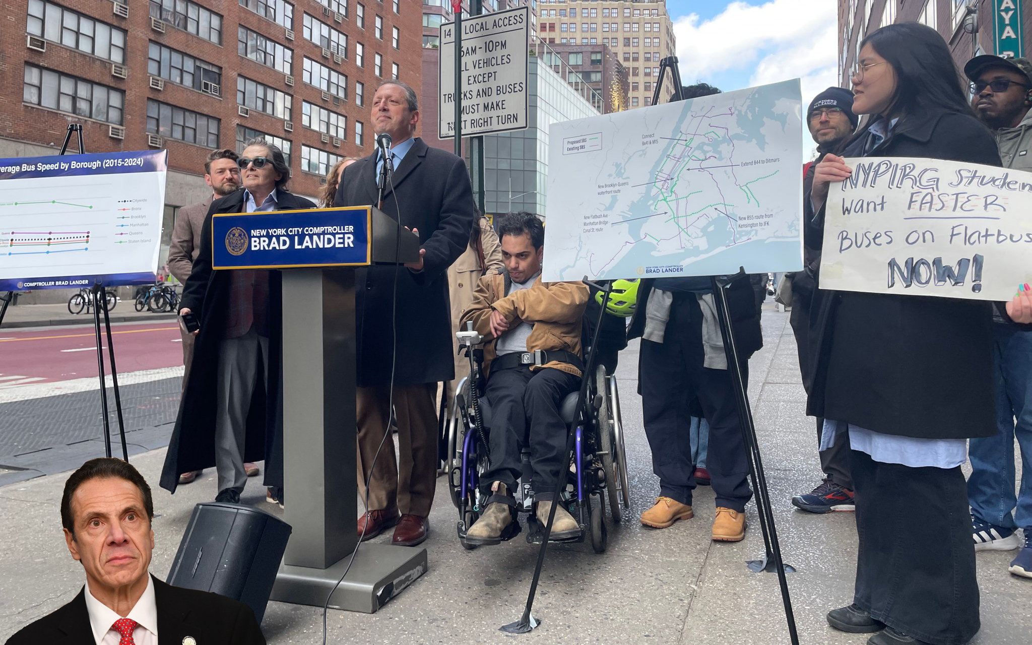Brad vs. Andrew: Lander Wants Faster Buses Initiative Eliminated Under Gov. Cuomo - Streetsblog New York City
