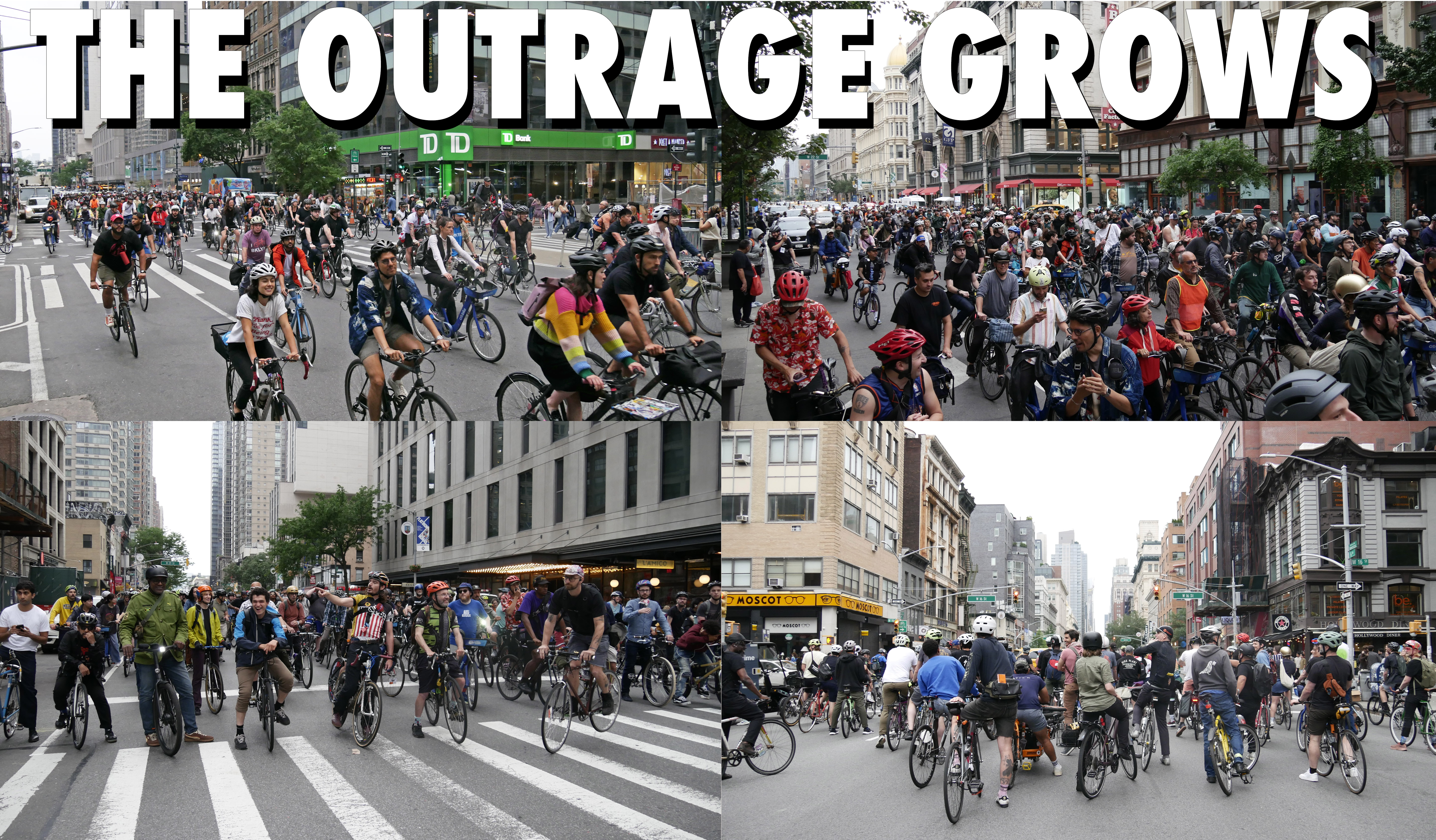 Monday's Headlines: Critical Mass of Rage Against the NYPD Edition - Streetsblog New York City